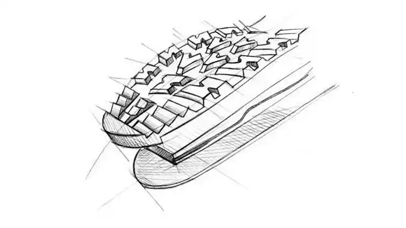 Zamberlan Boot Technology Sketch